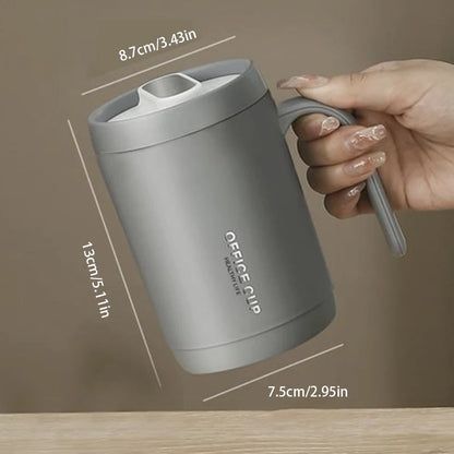 1 Grey Creative Portable Drinking Cup  Large Capacity  For Kitchen on the road