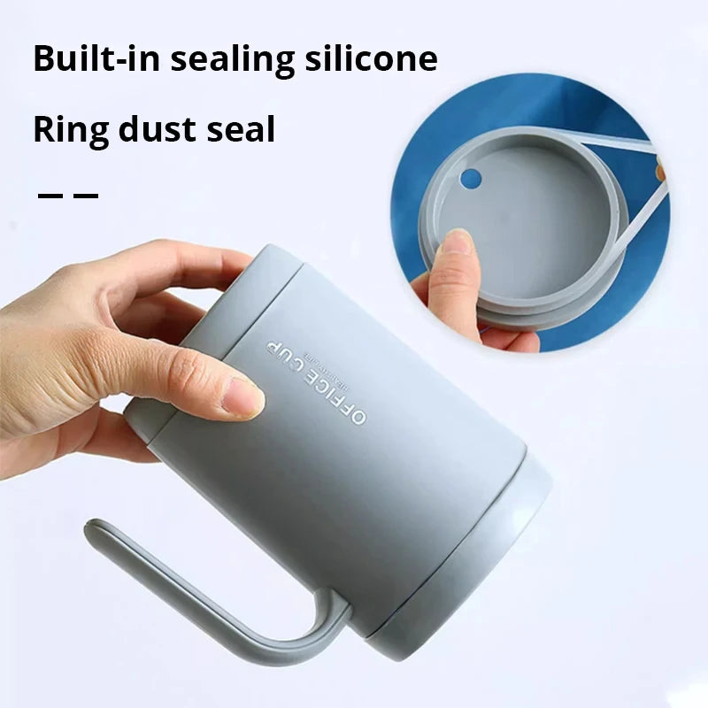 1 Grey Creative Portable Drinking Cup  Large Capacity  For Kitchen on the road