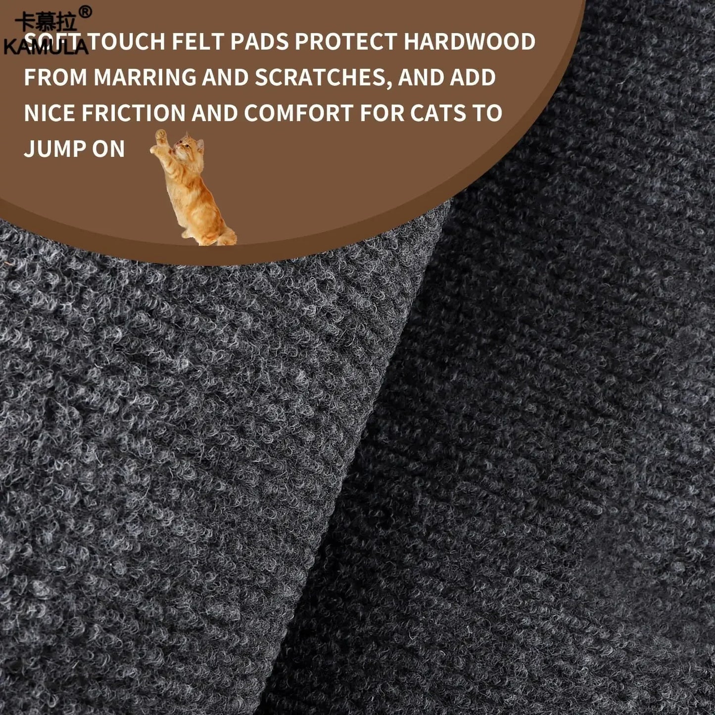 Cat Scratching Mat Self-Adhesive Trimmable Carpet Cat Scratching Post Carpet for Anti-scratching Sofa Furniture Protection