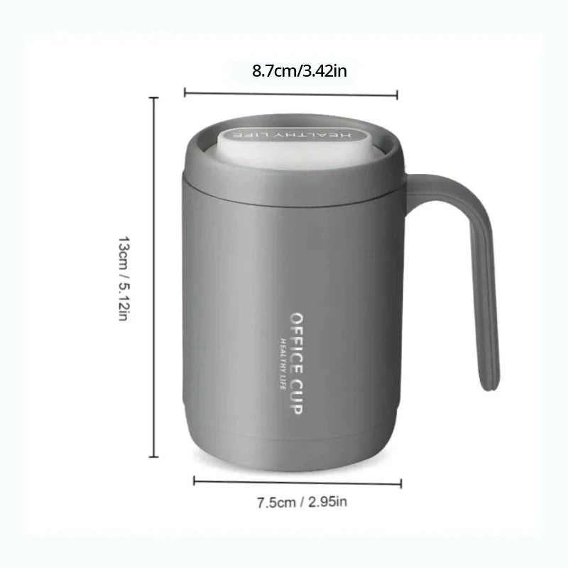 1 Grey Creative Portable Drinking Cup  Large Capacity  For Kitchen on the road