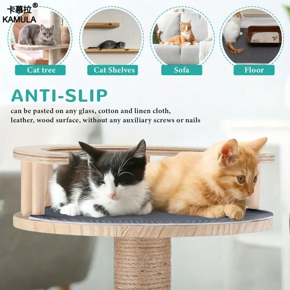 Cat Scratching Mat Self-Adhesive Trimmable Carpet Cat Scratching Post Carpet for Anti-scratching Sofa Furniture Protection