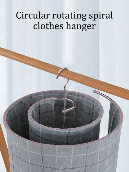 Scalable Circular Rotating Spiral Hanger Multifunctional Hanger Quilting Cover For Drying Bed Sheets